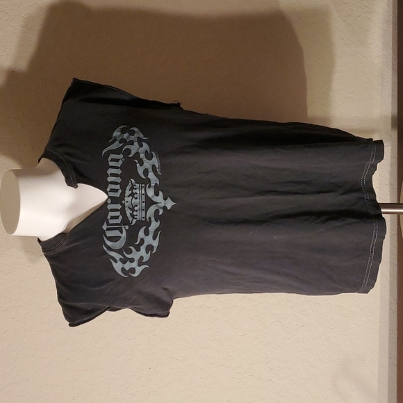 Corona VTG large sleeveless cut neck gray shirt - Picture 8 of 10